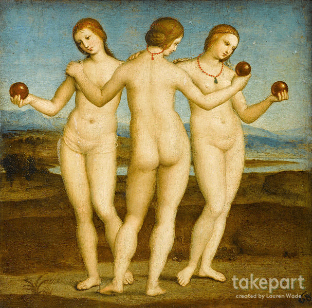 As três graças – Raphael – 1504-1505