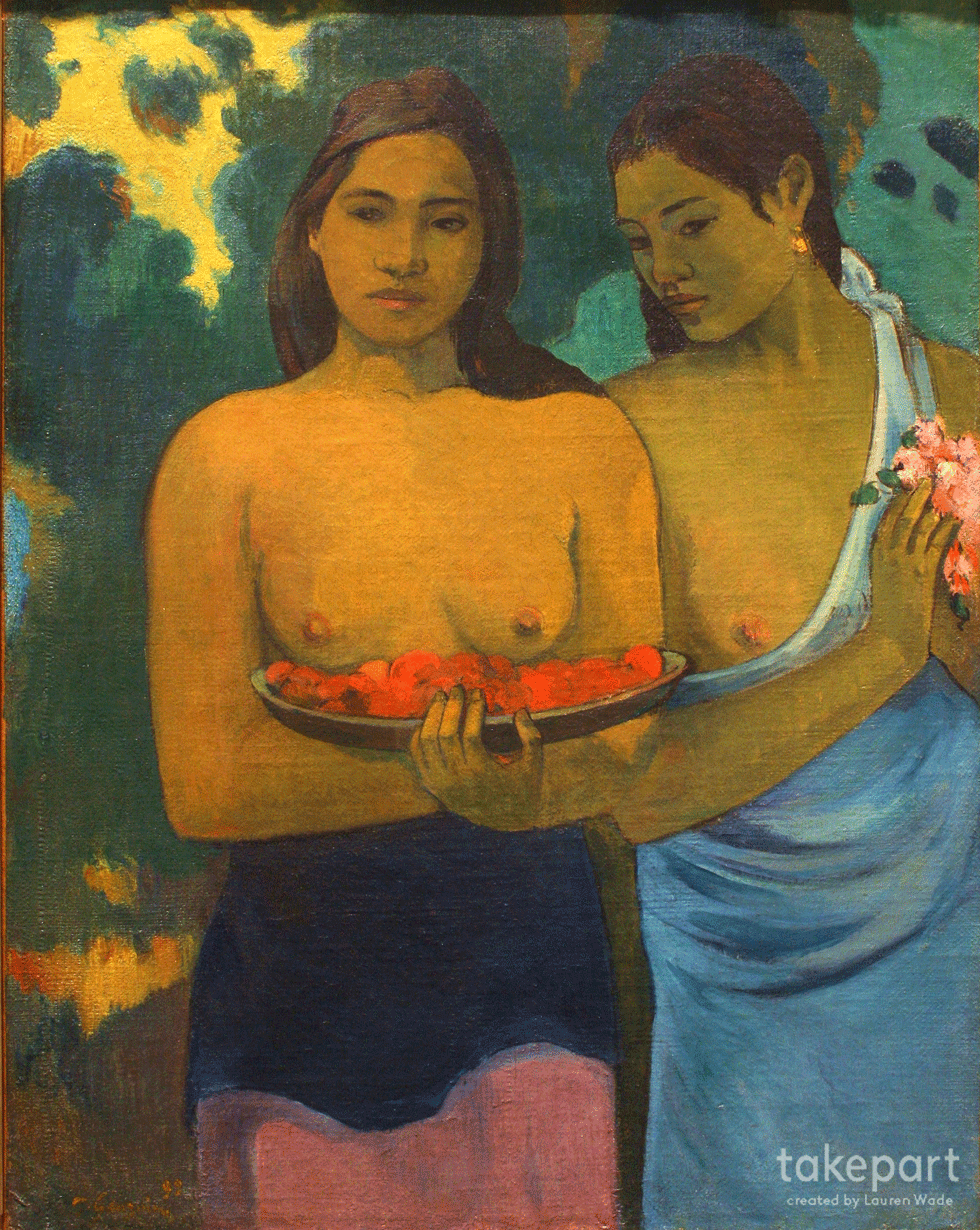 Mulheres do Taiti- Paul Gauguin – 1899