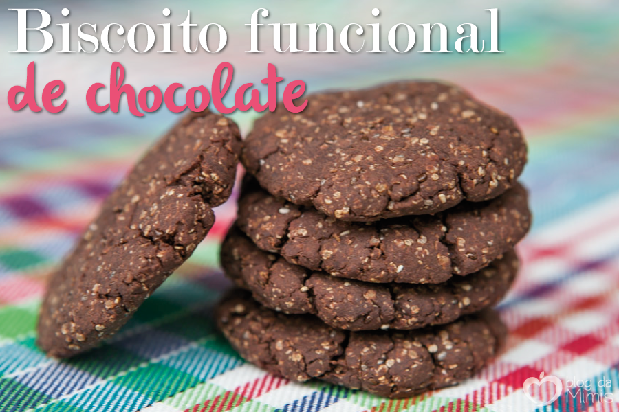 Biscoito funcional de chocolate | Blog da Mimis