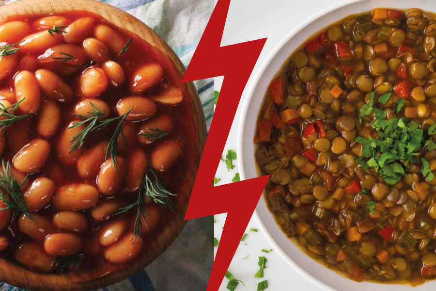 Batalha dos alimentos: feijão ou lentilha? Confira a melhor opção